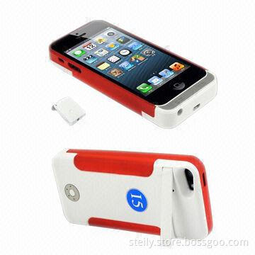 3,500mAh External Battery Power Pack with Holder for iPhone 5 Battery Case with Anti-theft Function
